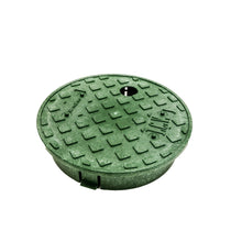 Load image into Gallery viewer, Rain Bird - PVB6RND - 6-inch Round BLK Body, Overlapping GRN Lid
